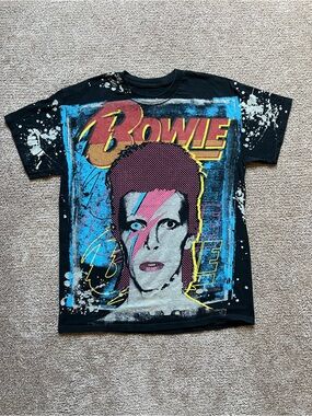 ‘2019 David Bowie Mosquito Head Style Band Tee